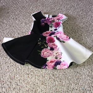 Hannah Banana Pink Floral Dress Size 2T ✨